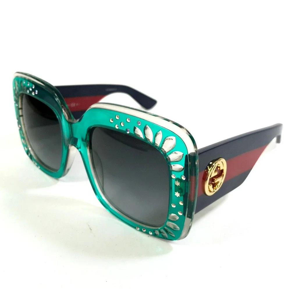 Gucci | Accessories | Gucci Sunglasses Gg3862s Yl89 Clear Green